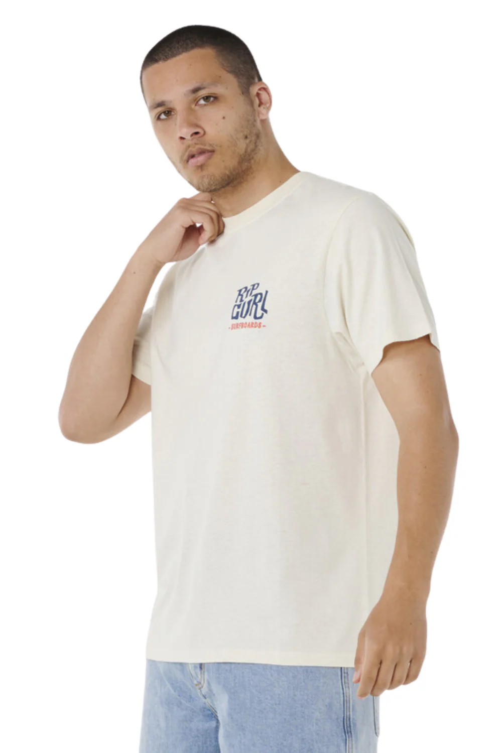Rip Curl Shaper Address T-Shirt Bone - Image 3