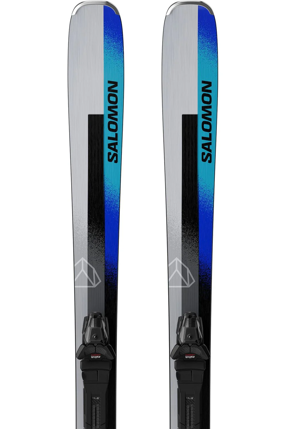 Salomon E Stance 80 Skis + M10 GW L80 S White / Blue - Image 6