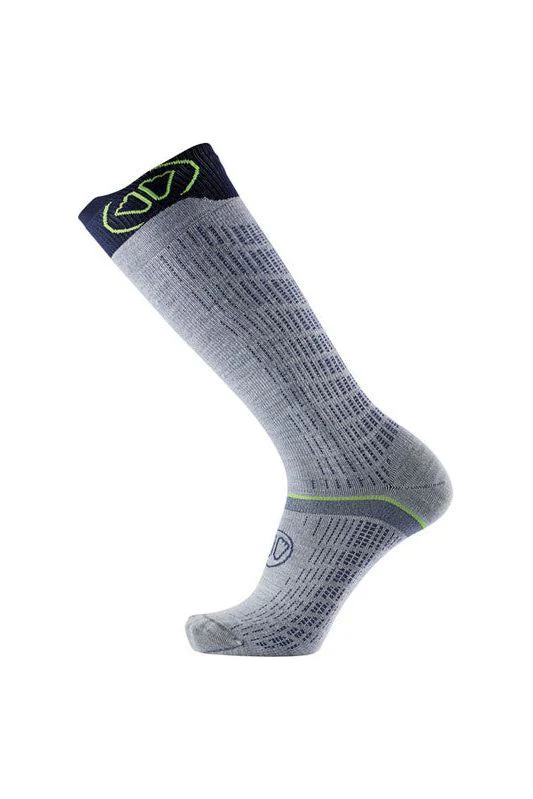 Sidas Ski Merino Performance Socks Grey Blue - Image 2