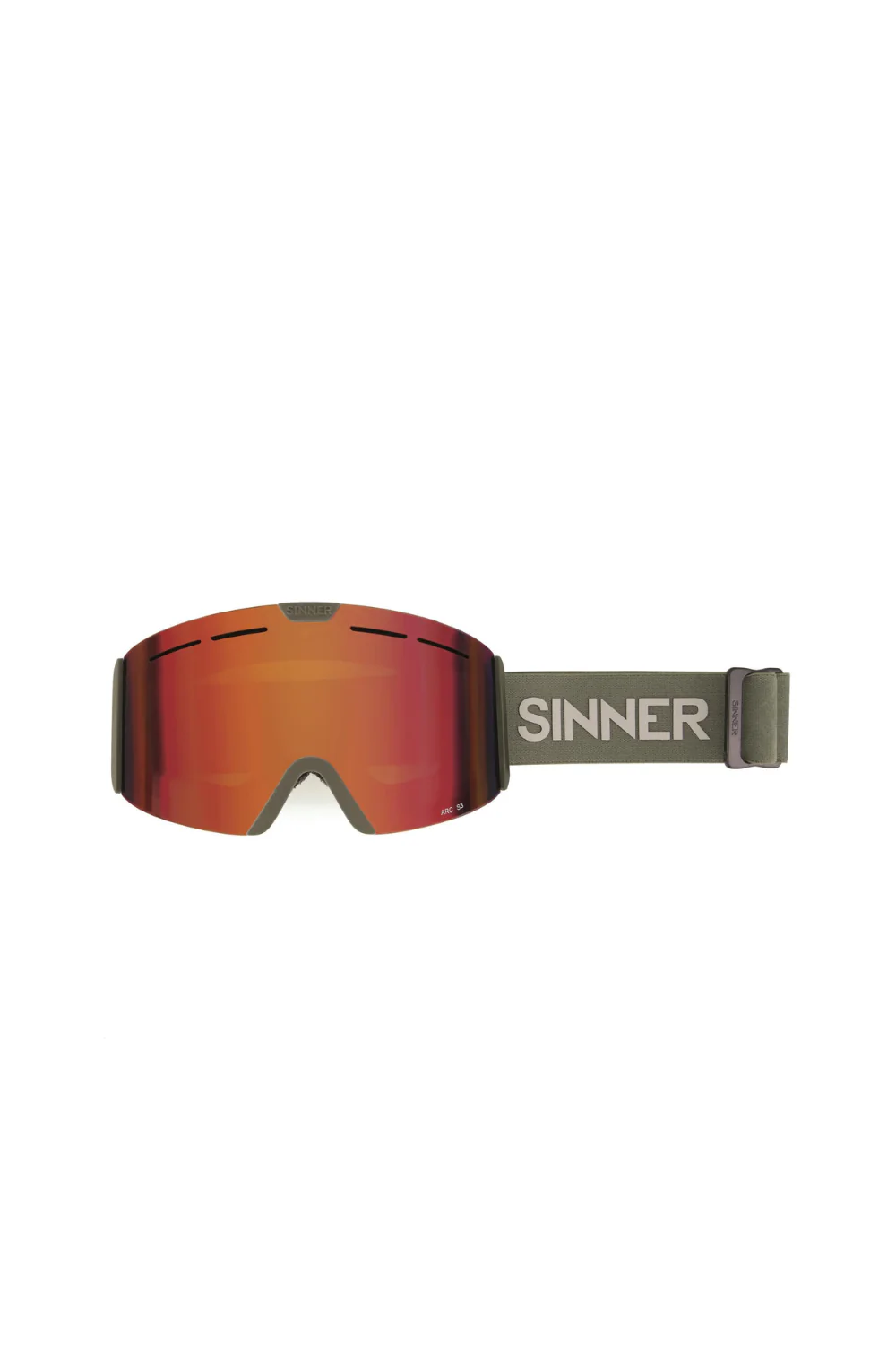 Sinner Arc Snow Goggles Matte Moss Green - Image 2