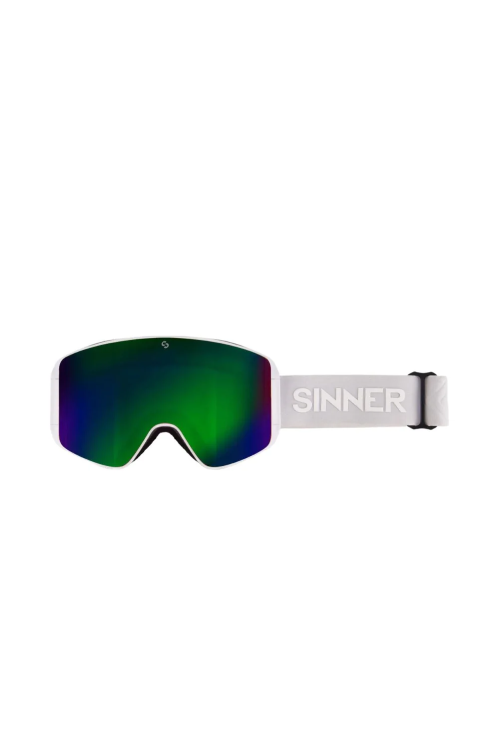 Sinner Aura Goggles Matte White Green Pink - Image 3