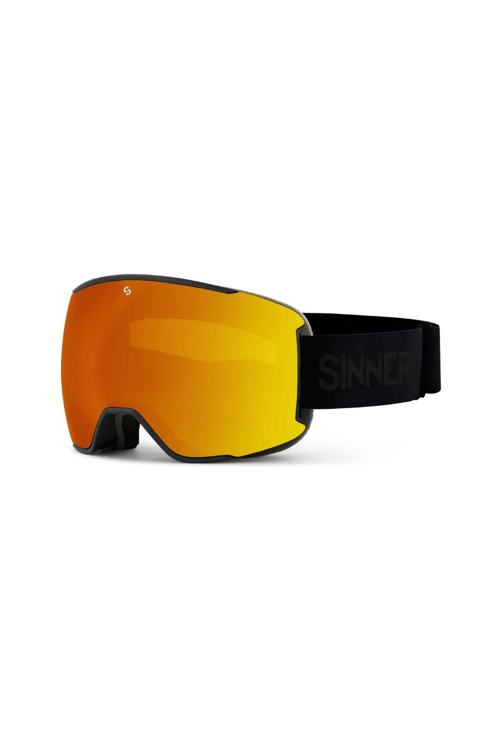 Sinner Snowflake Snow Goggles Black