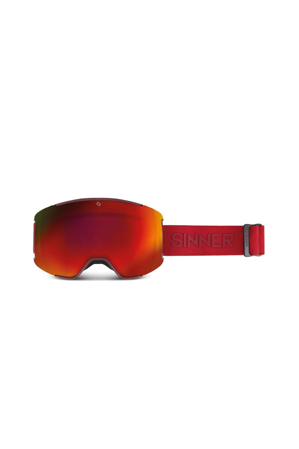 Sinner Snowflake Snow Goggles Matte Burgundy - Image 2