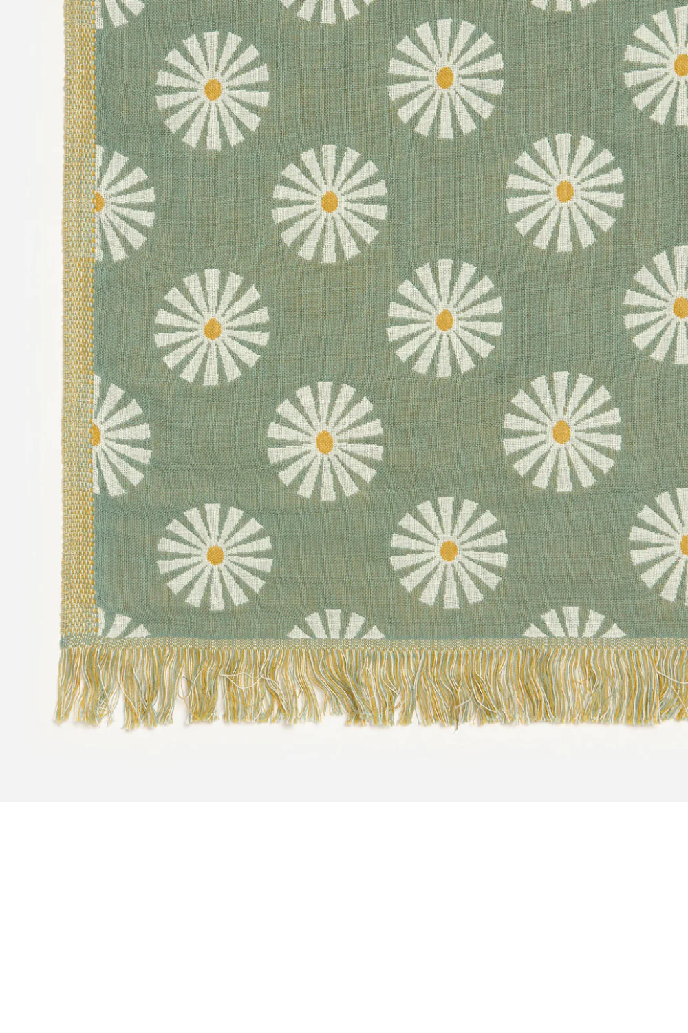 Slowtide Sun Dazed Driftweave Beach Blanket Green - Image 6