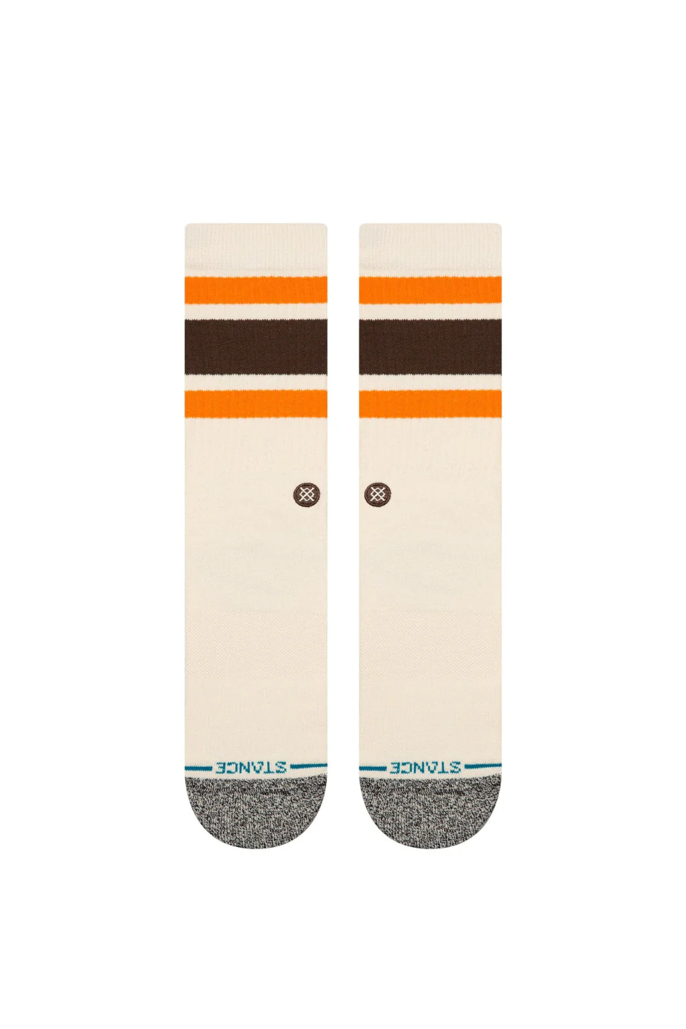 Stance Boyd Crew Socks Off White - Image 2