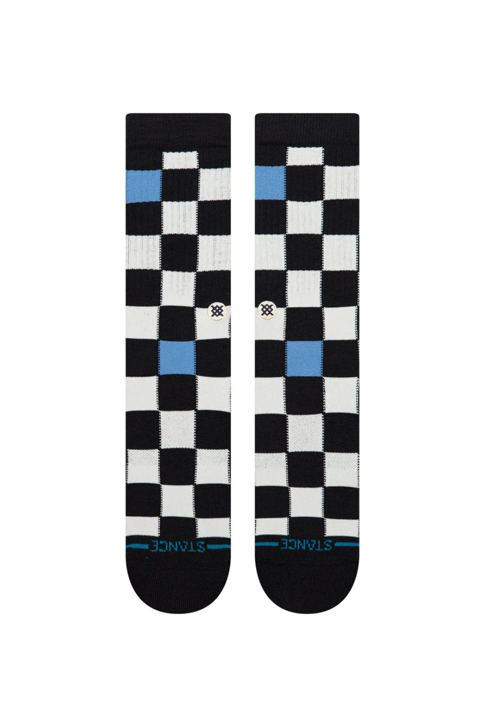 Stance Chef Check Crew Socks Black - Image 2