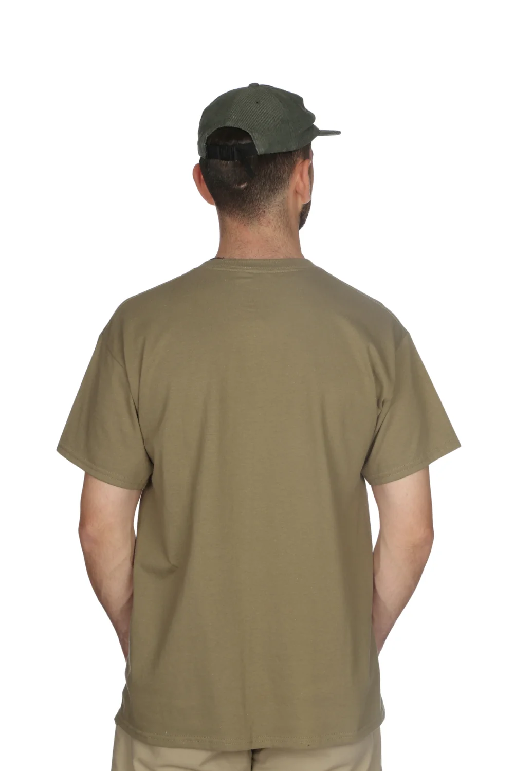 Tiki Corp T-Shirt Olive Green - Image 3
