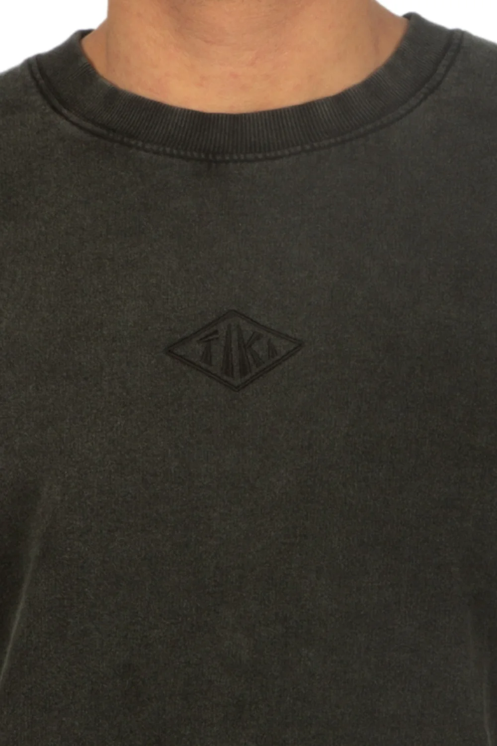 Tiki Diamond Crew Grey Wash - Image 3