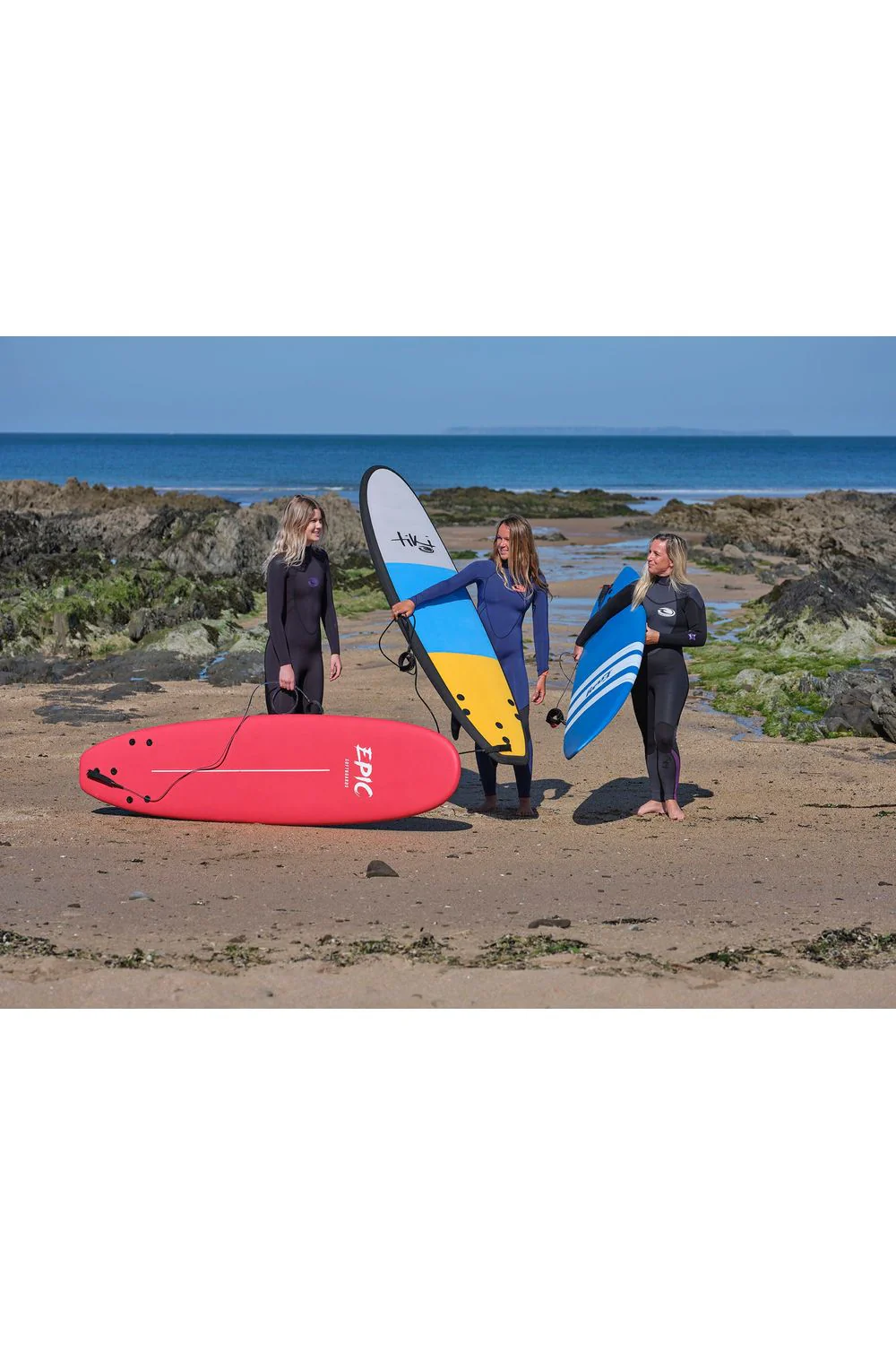 Tiki Epic Softboard Surfboard Red - Image 3