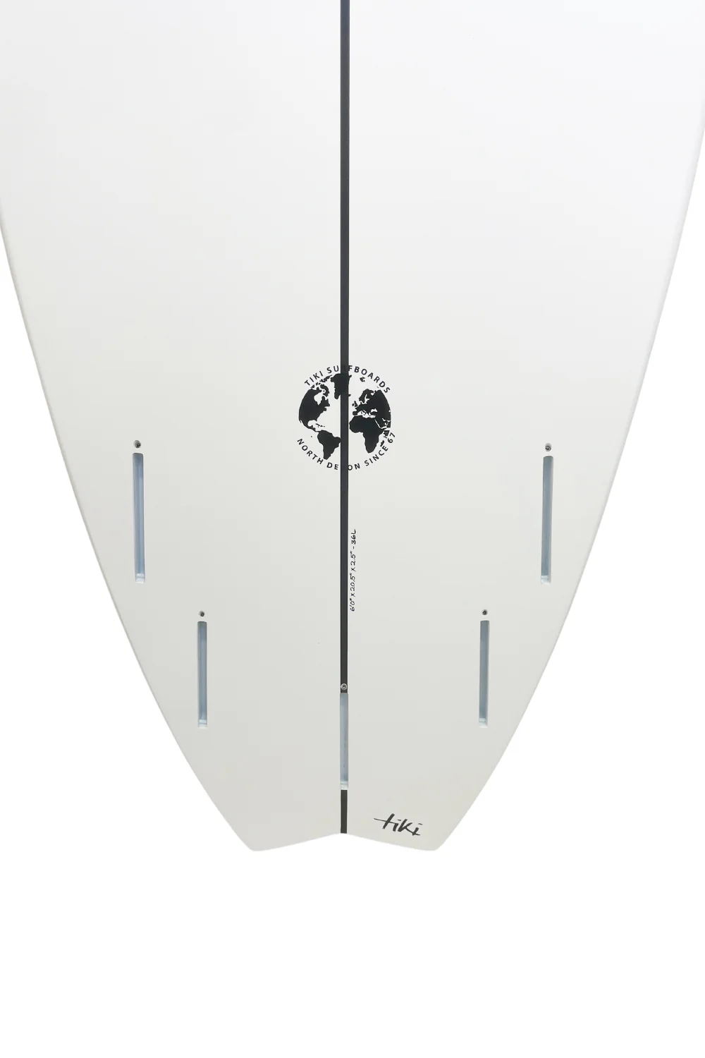 Tiki Evolution Fish Surfboard Icy Morn Blue - Image 3
