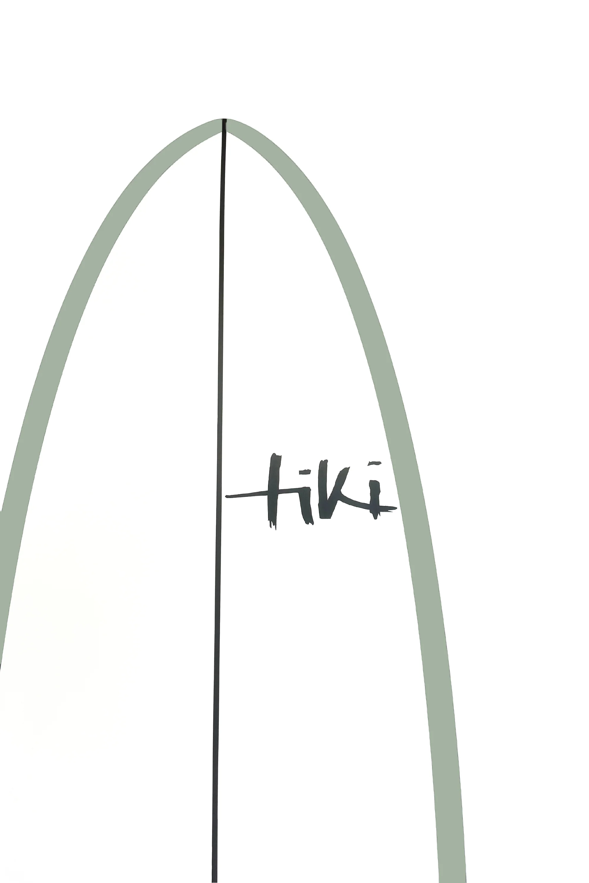 Tiki Evolution Fish Surfboard Sage Green - Image 4