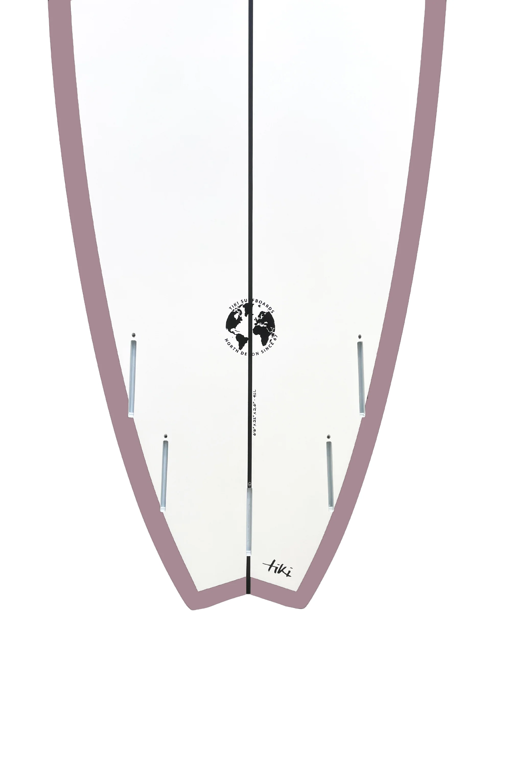 Tiki Evolution Fish Surfboard Toadstool Mauve - Image 4