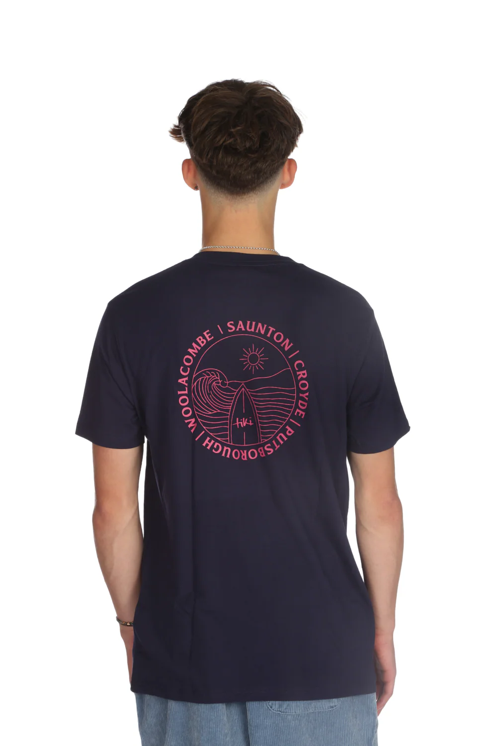 Tiki North Devon T-Shirt French Navy - Image 4