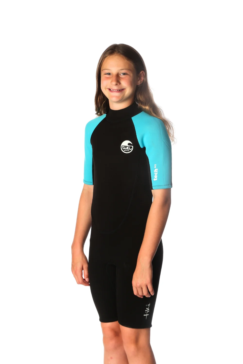 Tiki Tech 3/2 Youth Spring Shorty Wetsuit - Image 6