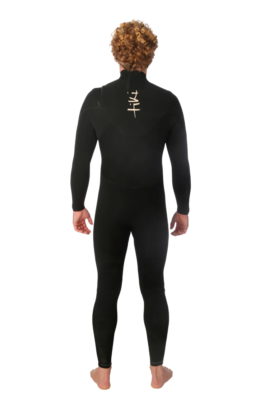 Tiki Zepha Eco 4/3 Mens Yulex Chest Zip Wetsuit Black - Image 3
