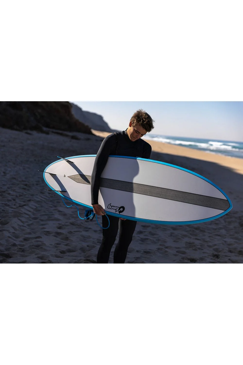 Torq TET Mod Fun V+ Surfboard with Rail Grey - Image 4