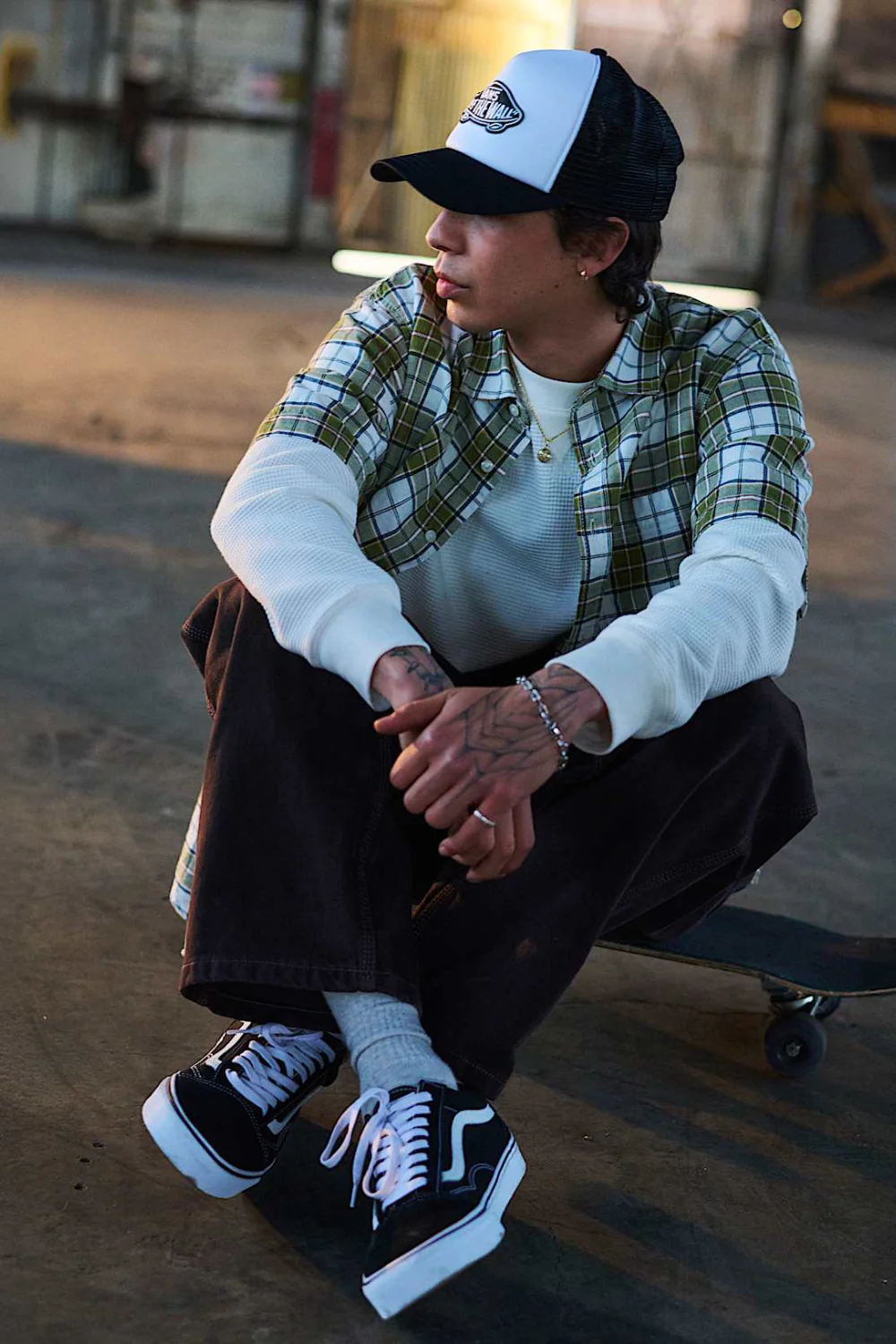 Vans Old Skool Shoes Black/White - Image 5