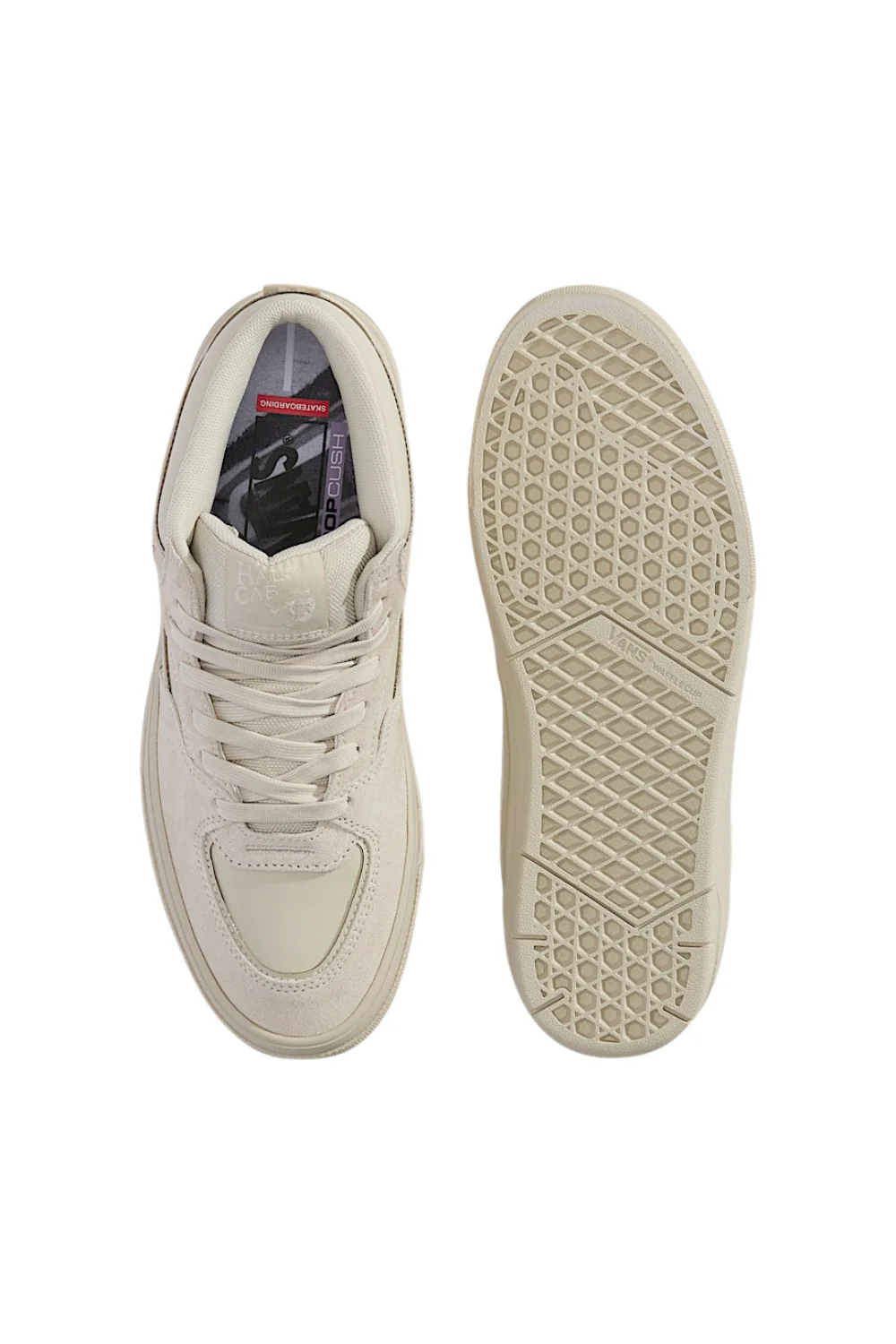 Vans Skate Half Cab Wafflecup Shoes by Atiba Jefferson Oatmeal - Image 3
