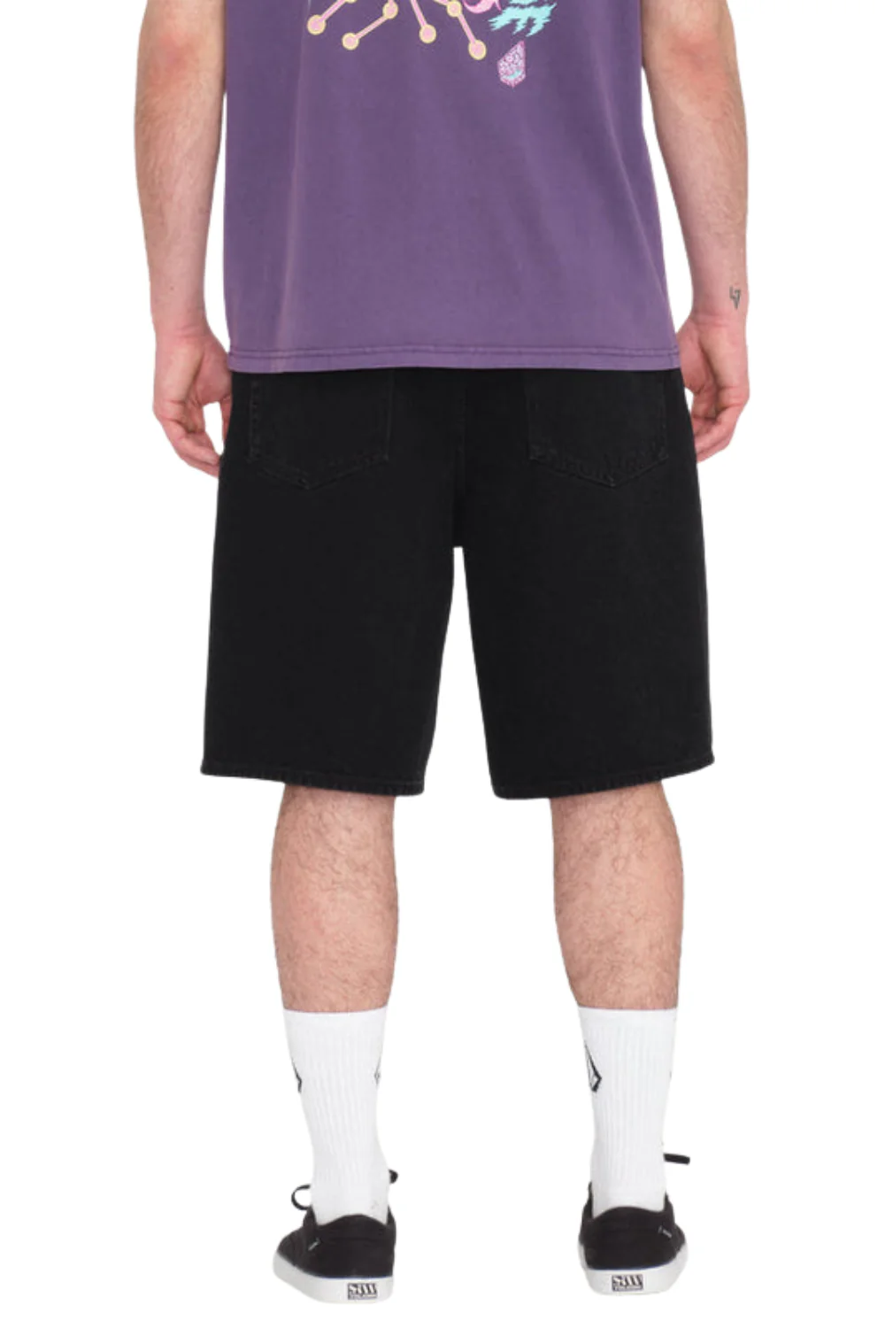 Volcom Billow Denim Short Black - Image 2