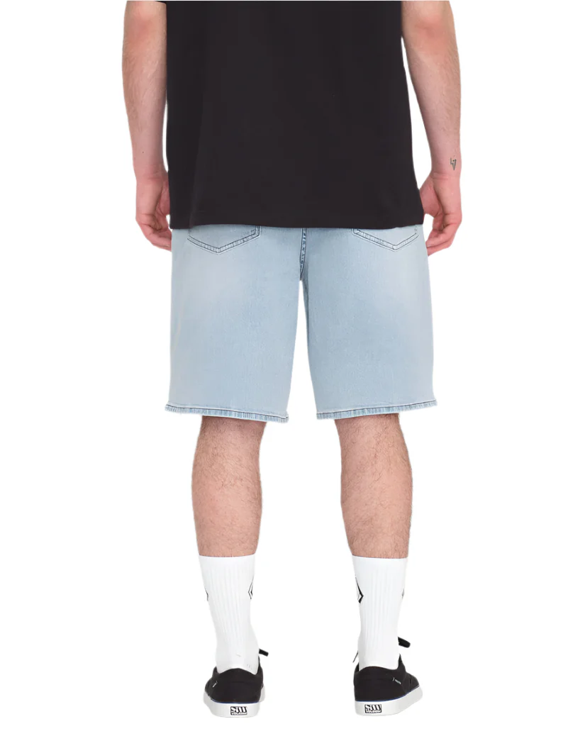 Volcom Billow Denim Short Desert Dirt Indigo - Image 2
