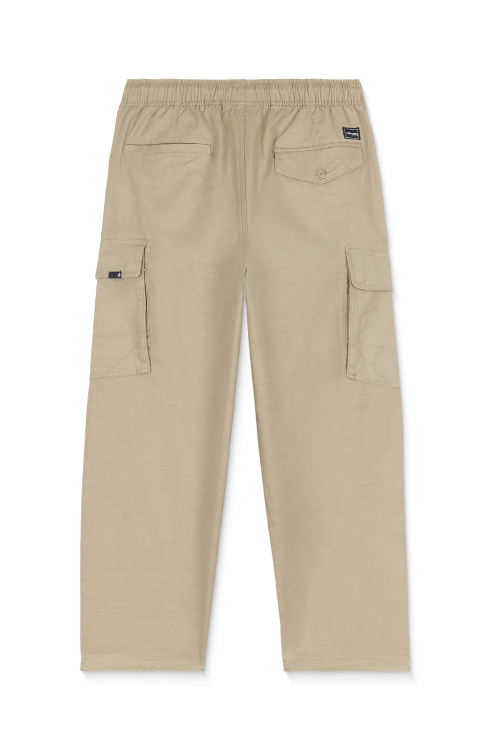 Volcom Billow Tapered Elasticated Waist Cargo Trousers Khaki - Image 6