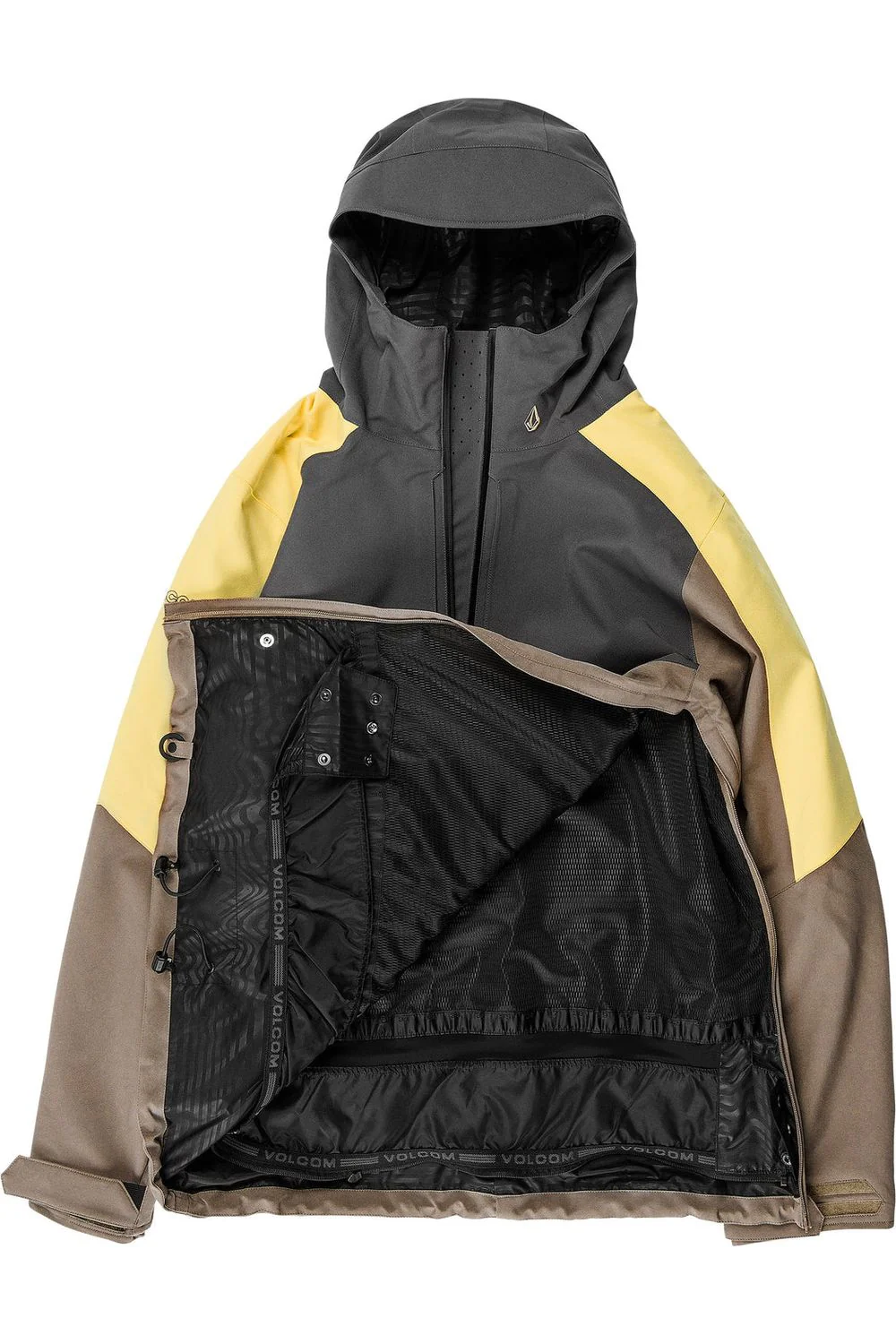 Volcom Brighton Pullover Ski and Snowboard Jacket Chestnut Brown - Image 3