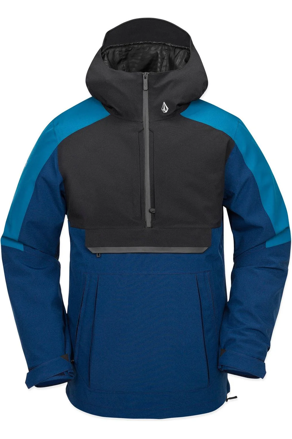 Volcom Brighton Pullover Ski and Snowboard Jacket Navy