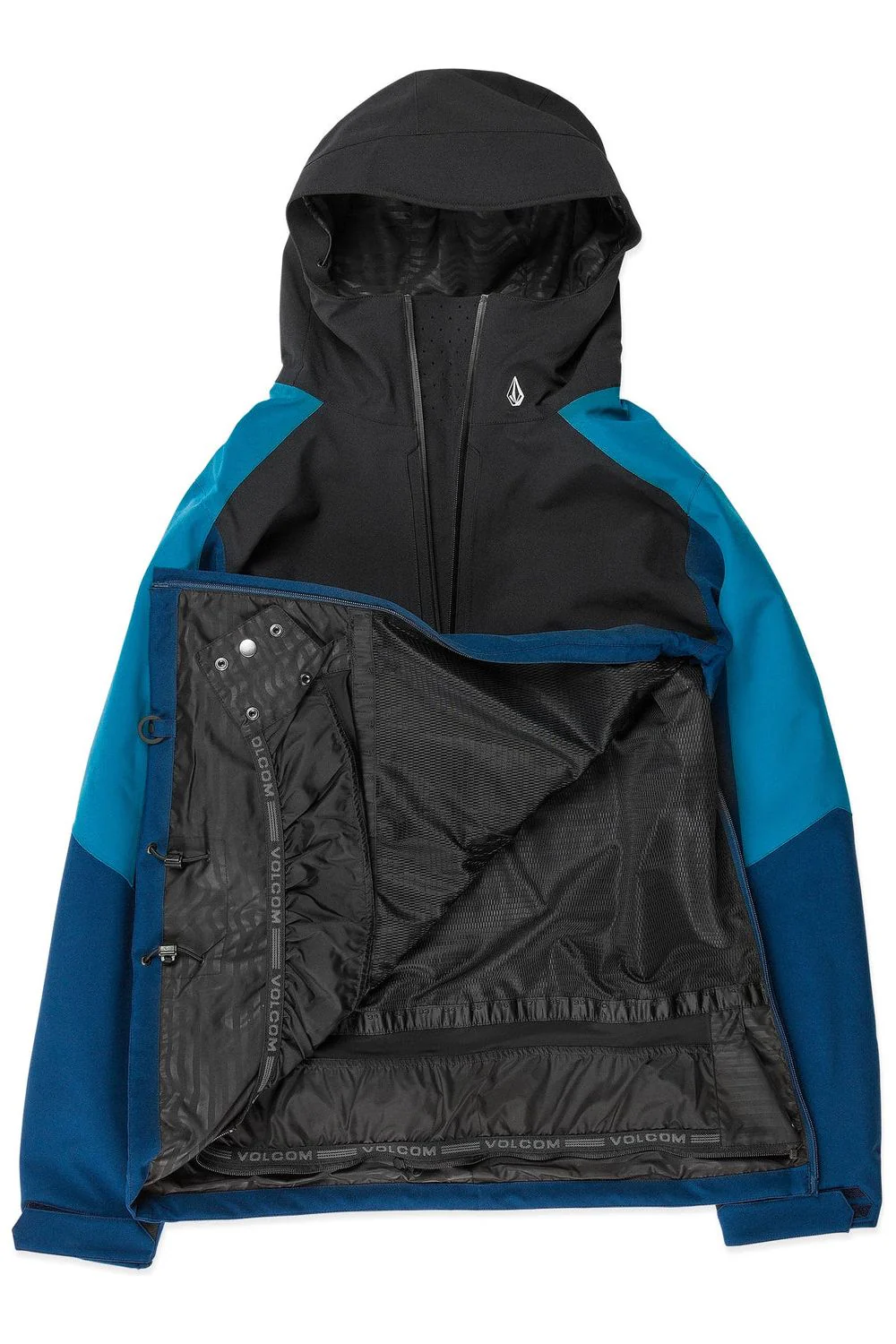Volcom Brighton Pullover Ski and Snowboard Jacket Navy - Image 4