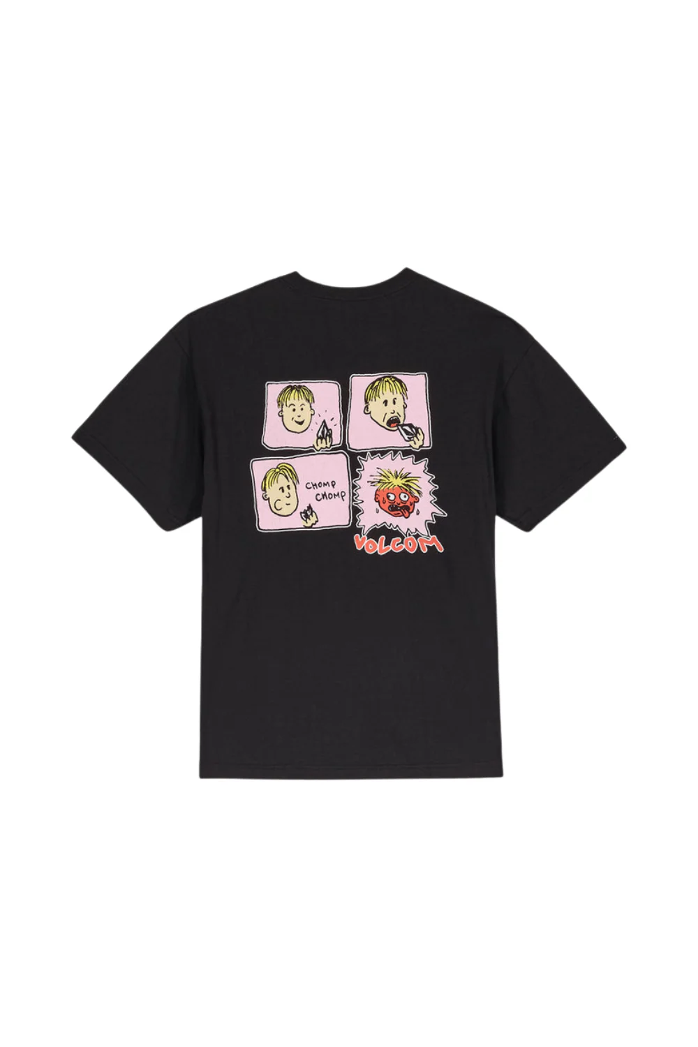 Volcom Chomp Chomp Short Sleeve T-Shirt Black - Image 9