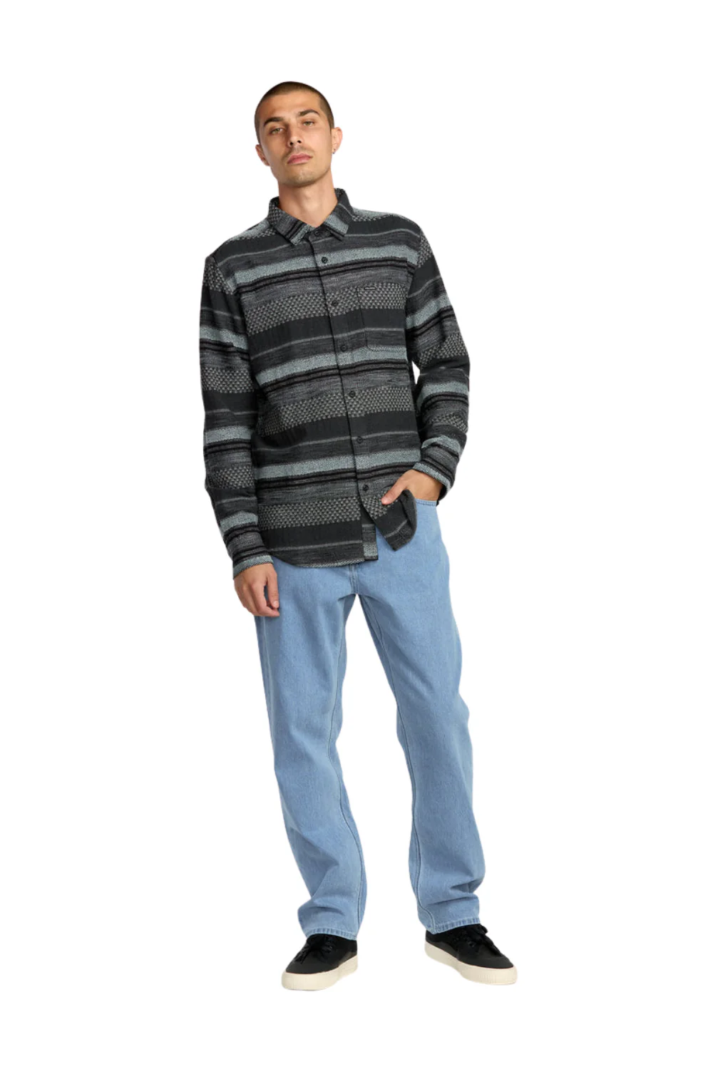 Volcom Fivedown Mens Jeans Camper Blue - Image 5
