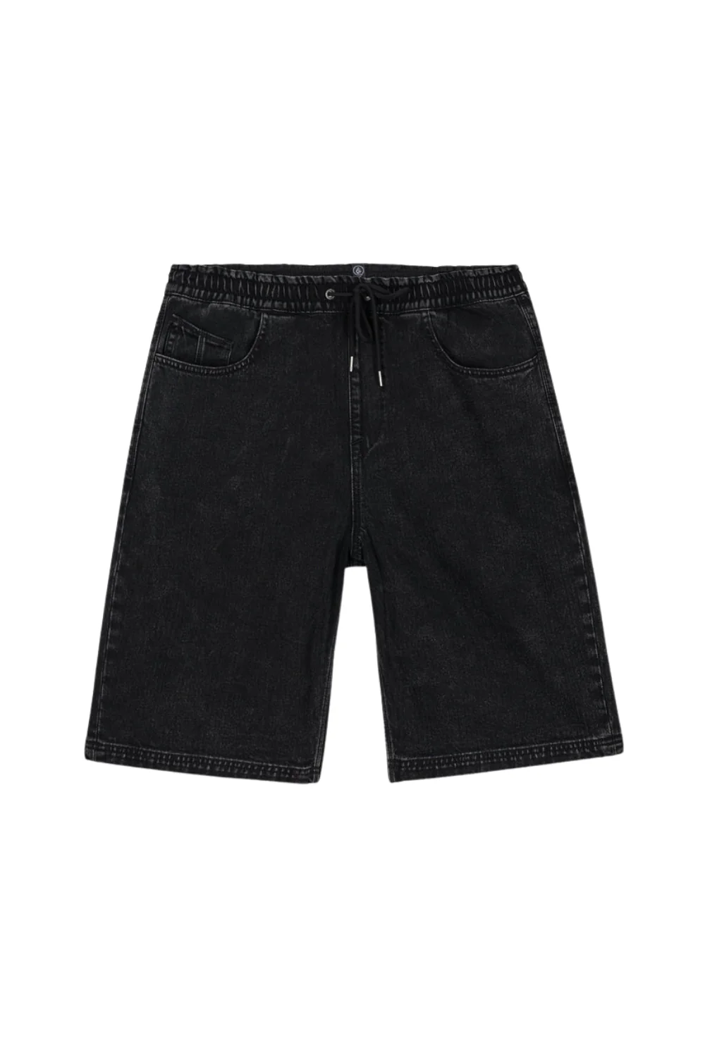 Volcom Freazy Denim Mens Elasticated Waist 22" Shorts Blackity Black - Image 7