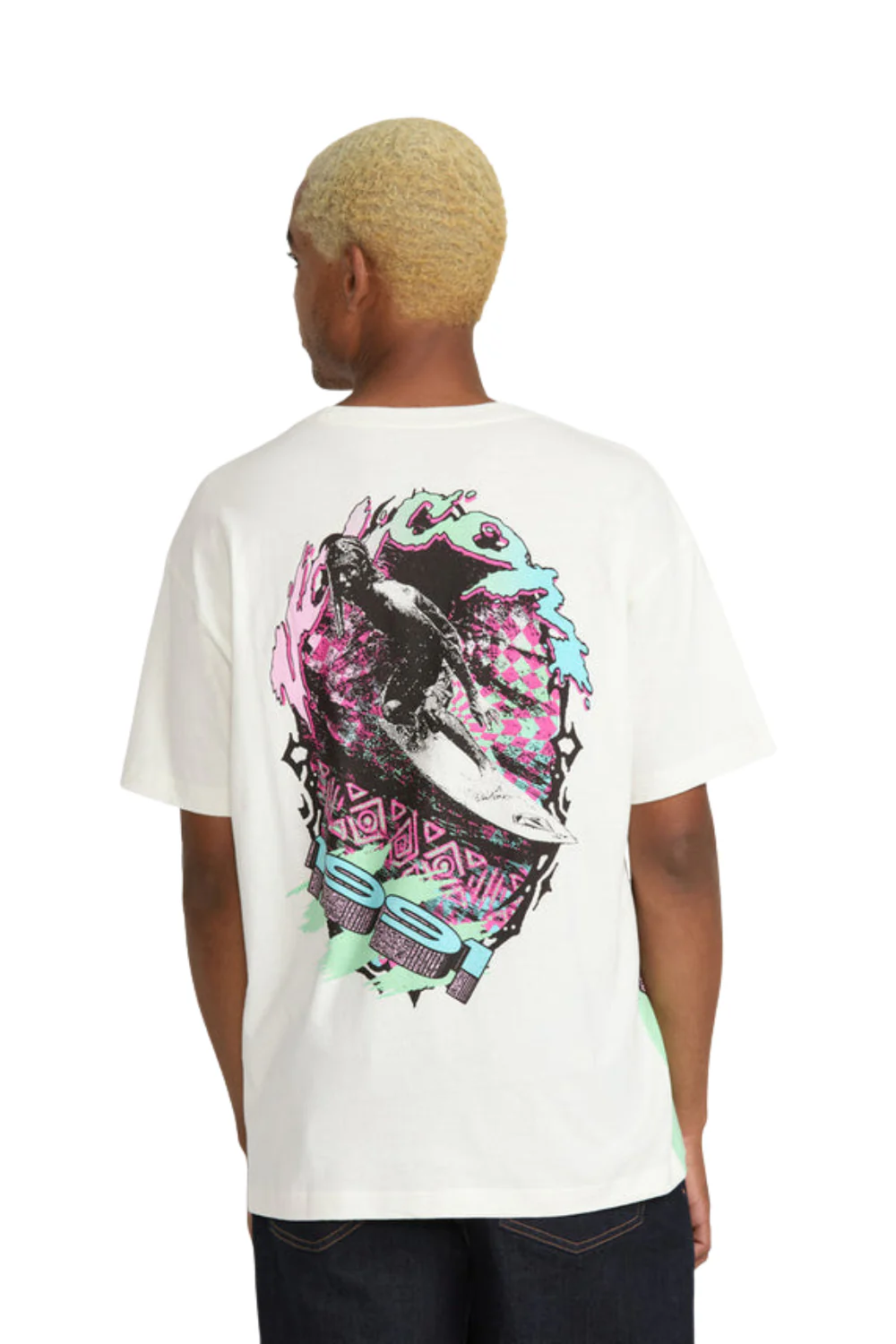 Volcom Heavy Tubes Short Sleeve T-Shirt Off White - Image 2