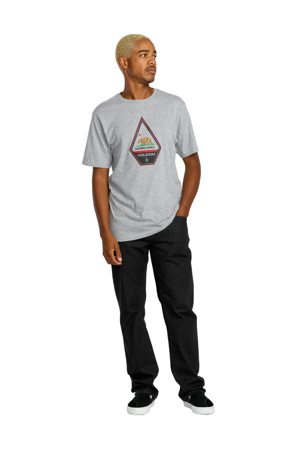 Volcom Kinkade Jeans Black Wash - Image 5