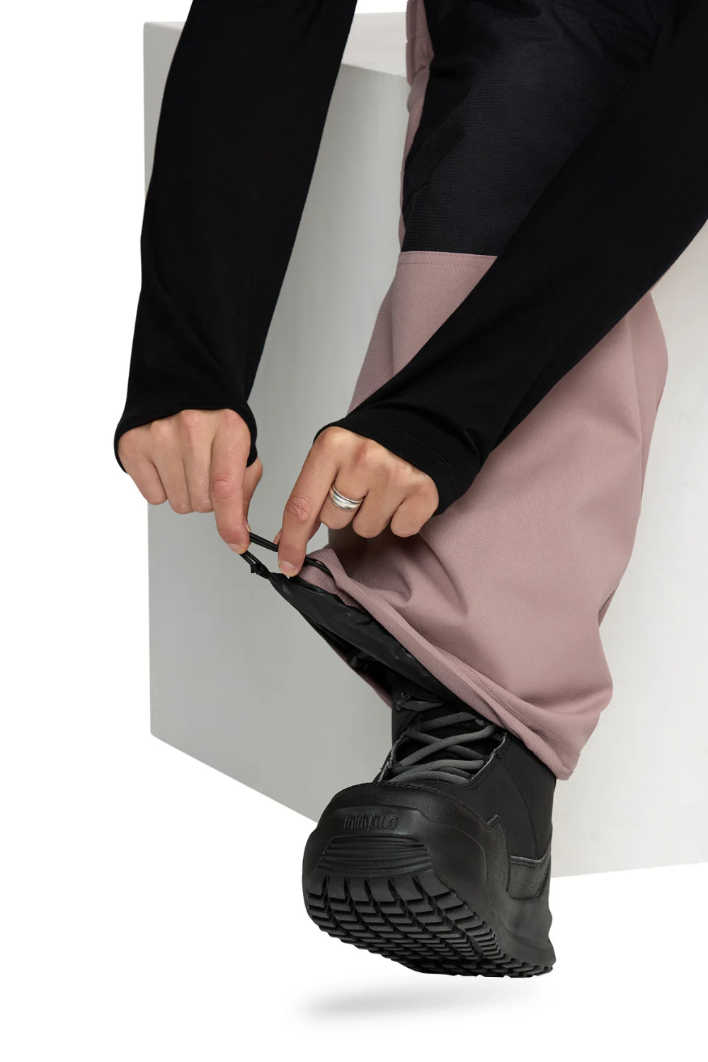 Volcom NWRK Mens Baggy Ski and Snowboard Pants Mauve - Image 7