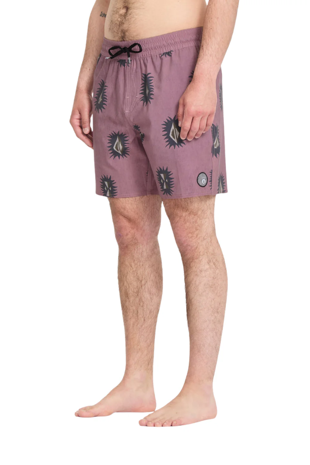 Volcom Psyche Mens Cotton Trunk 17" Boardshorts Stone Rose - Image 3