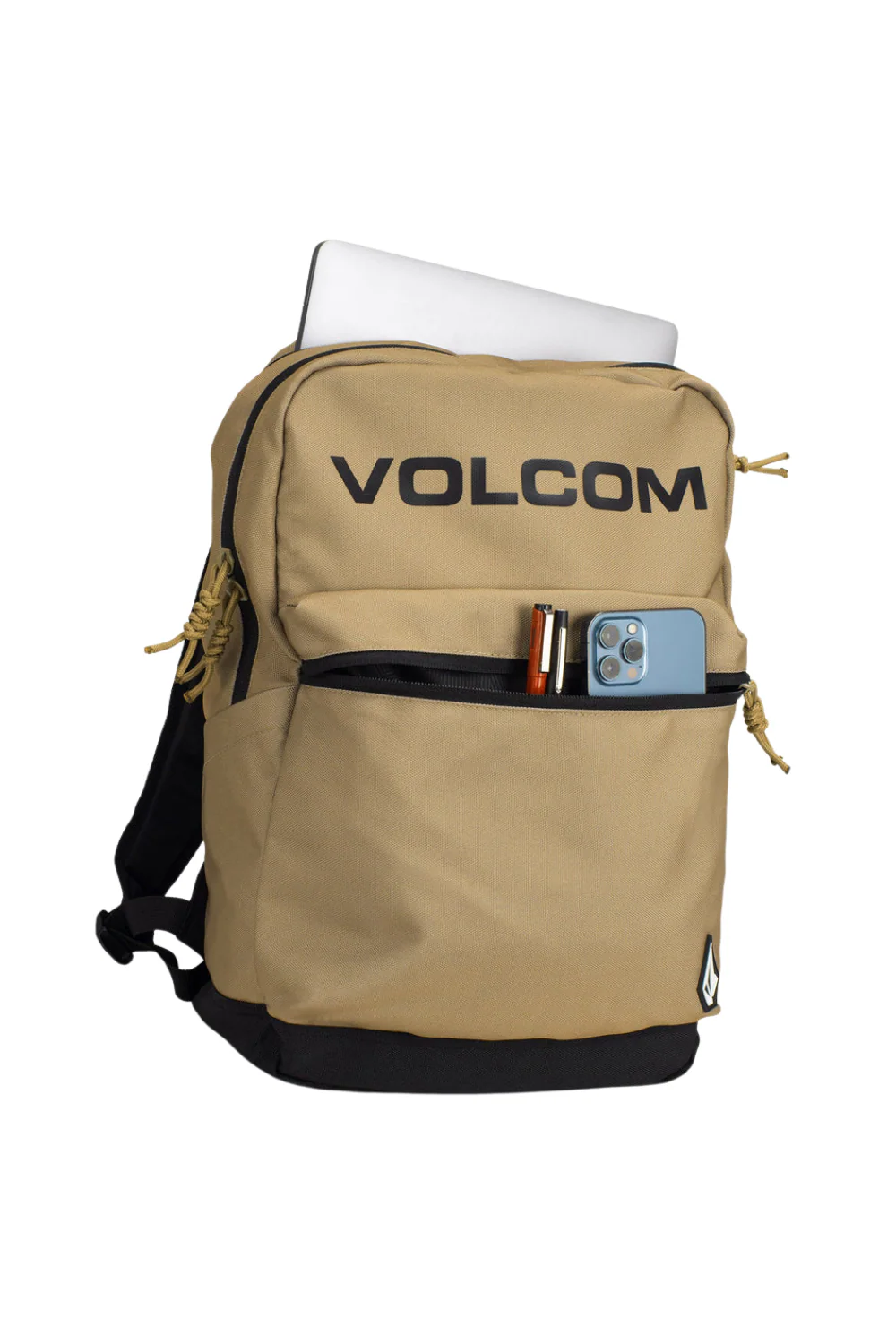 Volcom School Backpack Dark Khaki - Image 3