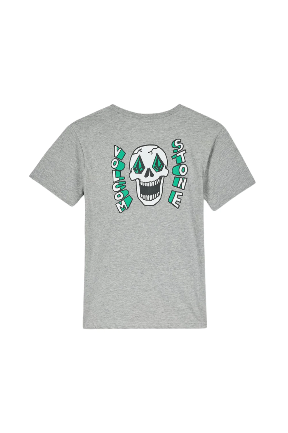 Volcom Skeltone Kids T-Shirt Heather Grey