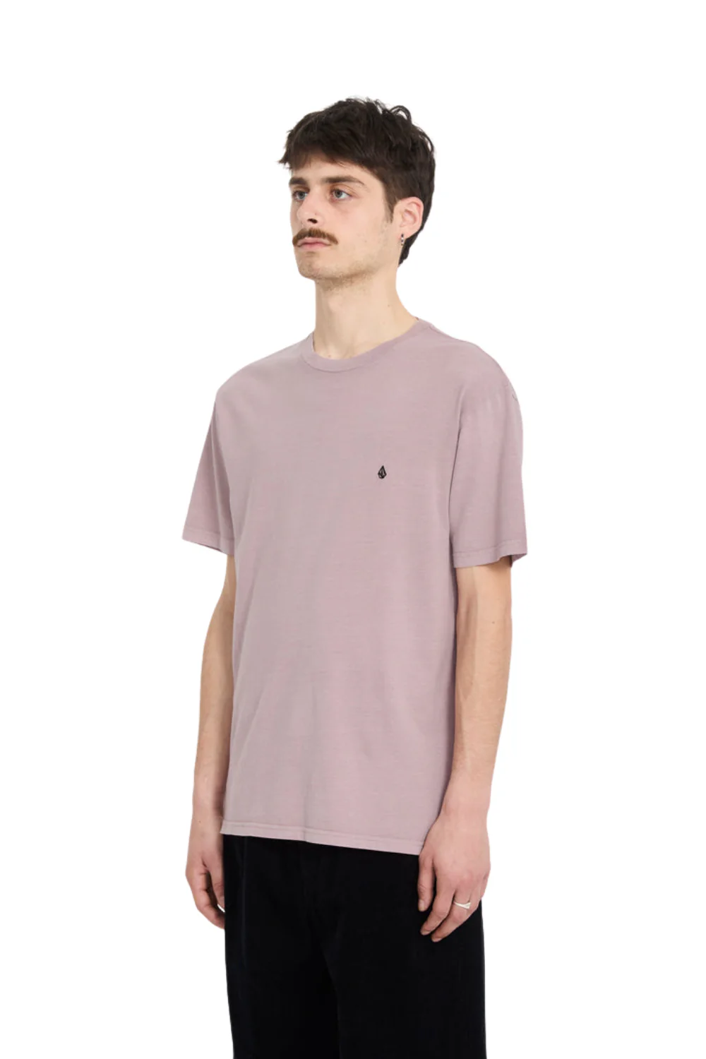 Volcom Solid Stone Mens T-Shirt Bark Brown - Image 3