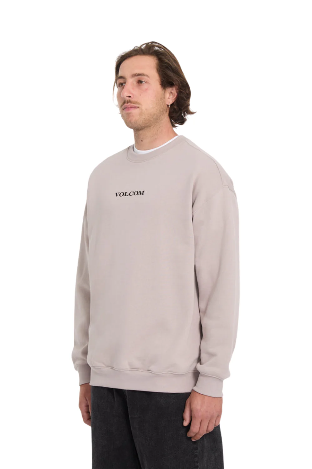 Volcom Stone Mens Sweatshirt Bark Brown - Image 3