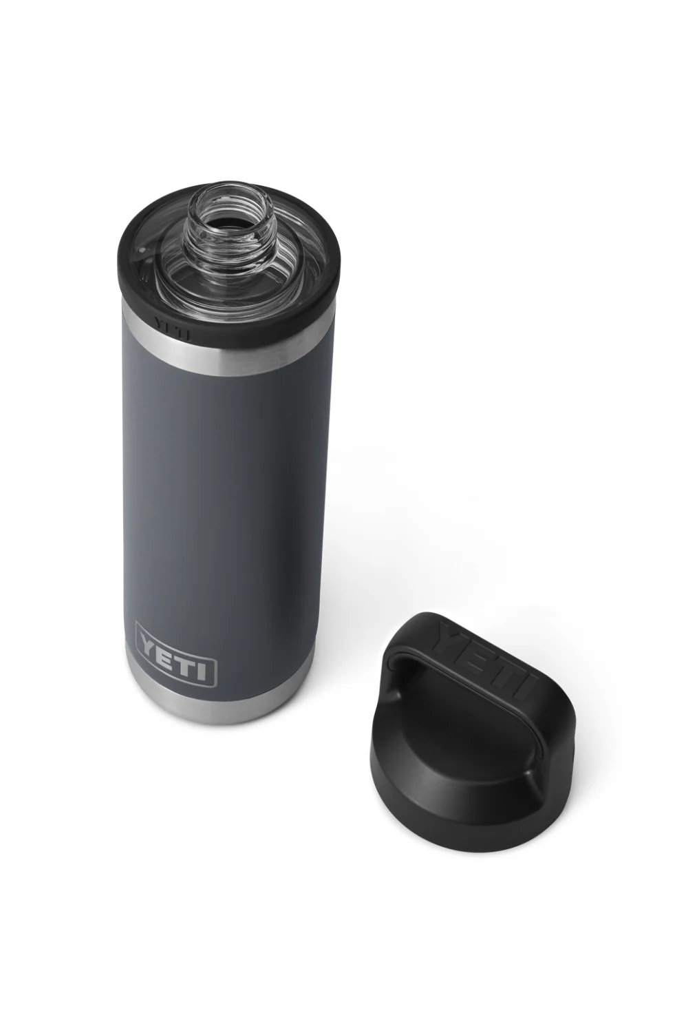 Yeti Rambler 18 Oz Bottle With Chug Cap Charcoal - Image 2